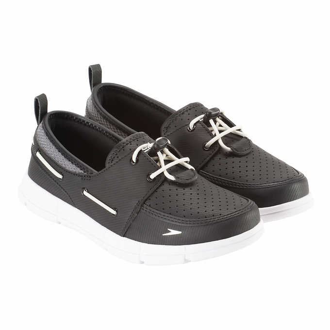 Speedo Ladies' Boat Shoe, Black (Size 8) - ADDROS.COM